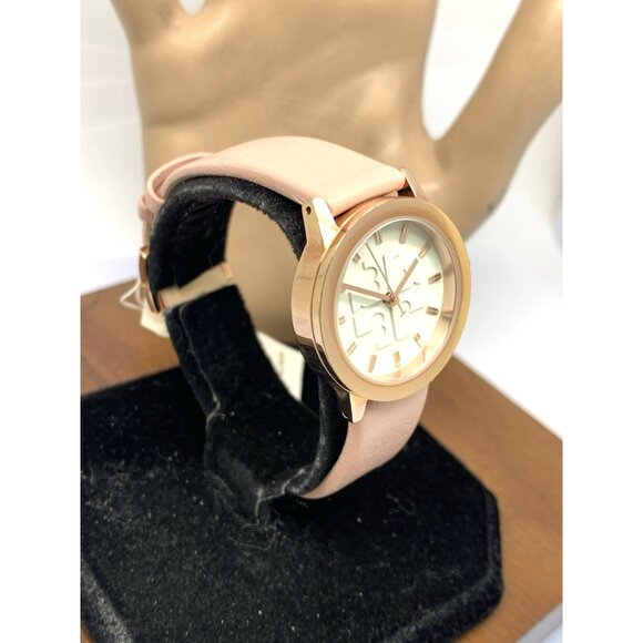 Tory Burch Women\'s Watch TBW2006 Gigi Quartz Rose Gold Pink Leather Band 28mm main image 13